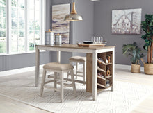 Load image into Gallery viewer, Skempton Counter Height Dining Table and 2 Barstools
