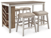 Load image into Gallery viewer, Skempton Counter Height Dining Table and 4 Barstools

