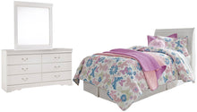 Load image into Gallery viewer, Anarasia Twin Sleigh Headboard, Dresser and Mirror

