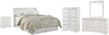 Load image into Gallery viewer, Anarasia Queen Sleigh Headboard, Dresser, Mirror, Chest and Nightstand

