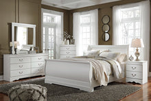 Load image into Gallery viewer, Anarasia Queen Sleigh Bed with Mirrored Dresser, Chest and Nightstand
