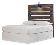 Load image into Gallery viewer, Drystan Full Panel Headboard Bed with Mirrored Dresser
