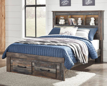 Load image into Gallery viewer, Drystan Full Bookcase Bed with 2 Storage Drawers, Dresser, Mirror, Chest and Nightstand
