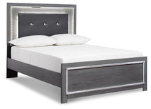 Load image into Gallery viewer, Lodanna Queen Panel Bed with Mirrored Dresser, Chest and Nightstand
