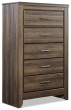 Load image into Gallery viewer, Juararo King/California King Panel Headboard Bed with Mirrored Dresser, Chest and Nightstand
