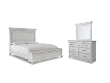 Load image into Gallery viewer, Kanwyn Queen Panel Bed with Storage Bench, Dresser and Mirror

