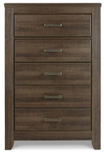 Load image into Gallery viewer, Juararo California King Panel Bed with Mirrored Dresser, Chest and Nightstand
