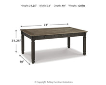 Load image into Gallery viewer, Tyler Creek Dining Table and 6 Chairs

