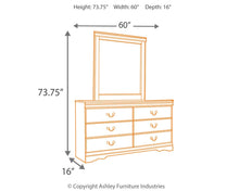 Load image into Gallery viewer, Huey Vineyard Full Sleigh Headboard Bed with Mirrored Dresser, Chest and Nightstand
