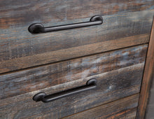 Load image into Gallery viewer, Drystan Twin Panel Bed with 4 Storage Drawers with Mirrored Dresser
