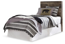 Load image into Gallery viewer, Derekson Twin Panel Headboard Bed with Mirrored Dresser, Chest and Nightstand
