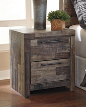 Load image into Gallery viewer, Derekson Twin Panel Headboard Bed with Mirrored Dresser, Chest and Nightstand
