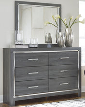 Load image into Gallery viewer, Lodanna Full Panel Bed with Mirrored Dresser
