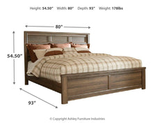 Load image into Gallery viewer, Juararo California King Poster Bed with Mirrored Dresser
