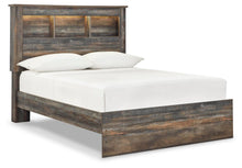 Load image into Gallery viewer, Drystan Full Bookcase Bed with Mirrored Dresser, Chest and Nightstand
