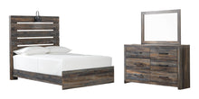 Load image into Gallery viewer, Drystan Full Panel Bed, Dresser and Mirror
