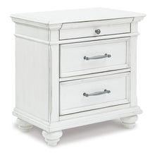 Load image into Gallery viewer, Kanwyn King Panel Bed with Mirrored Dresser, Chest and Nightstand
