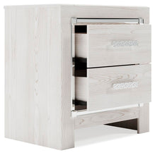 Load image into Gallery viewer, Altyra King Upholstered Storage Bed with Mirrored Dresser and Nightstand
