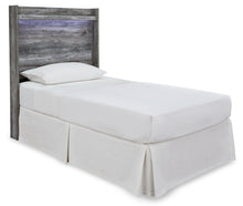 Load image into Gallery viewer, Baystorm Twin Panel Headboard with Mirrored Dresser and Nightstand
