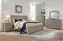 Load image into Gallery viewer, Lettner California King Sleigh Bed with Mirrored Dresser, Chest and Nightstand
