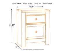 Load image into Gallery viewer, Paxberry Queen Panel Bed with Mirrored Dresser and Nightstand
