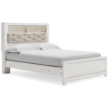 Load image into Gallery viewer, Altyra Queen Panel Bookcase Bed with Mirrored Dresser, Chest and Nightstand
