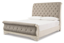 Load image into Gallery viewer, Realyn King Sleigh Bed with Mirrored Dresser, Chest and Nightstand
