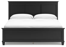 Load image into Gallery viewer, Lanolee California King Panel Bed with Mirrored Dresser

