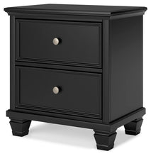 Load image into Gallery viewer, Lanolee California King Panel Bed with Mirrored Dresser and Nightstand
