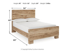 Load image into Gallery viewer, Hyanna Full Panel Bed, Dresser and Mirror
