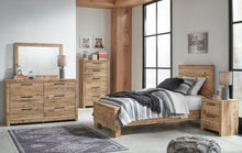 Load image into Gallery viewer, Hyanna Twin Panel Bed, Dresser, Mirror and Nightstand
