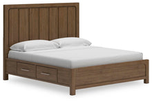 Load image into Gallery viewer, Cabalynn California King Panel Bed with Storage with Mirrored Dresser, Chest and Nightstand
