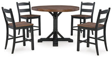 Load image into Gallery viewer, Valebeck Counter Height Dining Table and 4 Barstools
