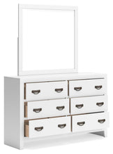 Load image into Gallery viewer, Binterglen Twin Panel Bed with Mirrored Dresser and Nightstand
