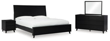 Load image into Gallery viewer, Danziar Queen Panel Bed, Dresser, Mirror and Nightstand
