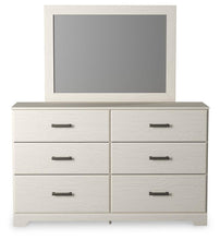 Load image into Gallery viewer, Stelsie Twin Panel Bed with Mirrored Dresser, Chest and Nightstand
