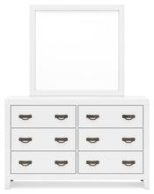 Load image into Gallery viewer, Binterglen Queen Panel Bed with Mirrored Dresser
