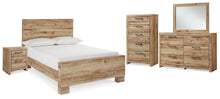 Load image into Gallery viewer, Hyanna Full Panel Bed, Dresser, Mirror, Chest and Nightstand
