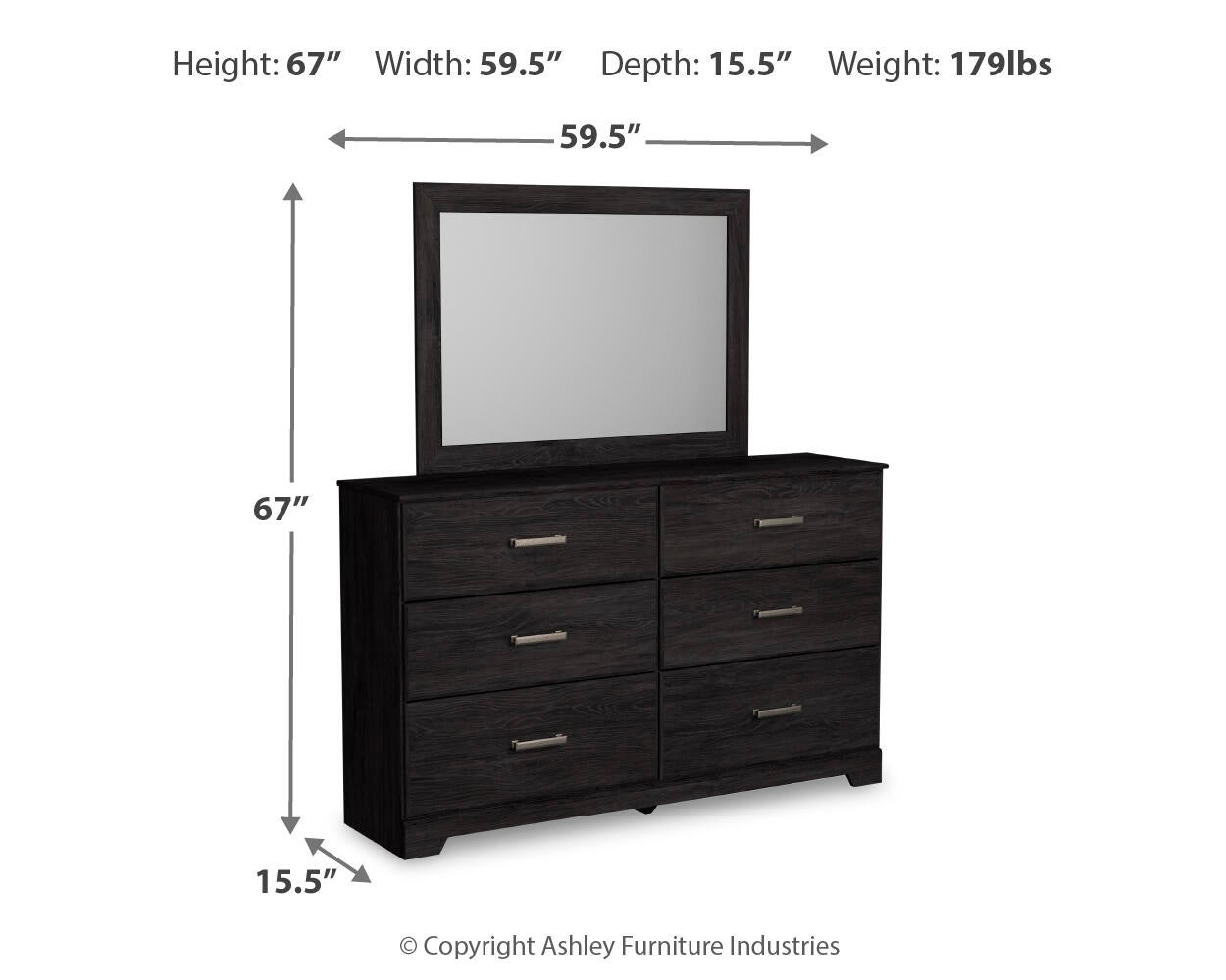 Load image into Gallery viewer, Belachime Twin Panel Bed with Mirrored Dresser