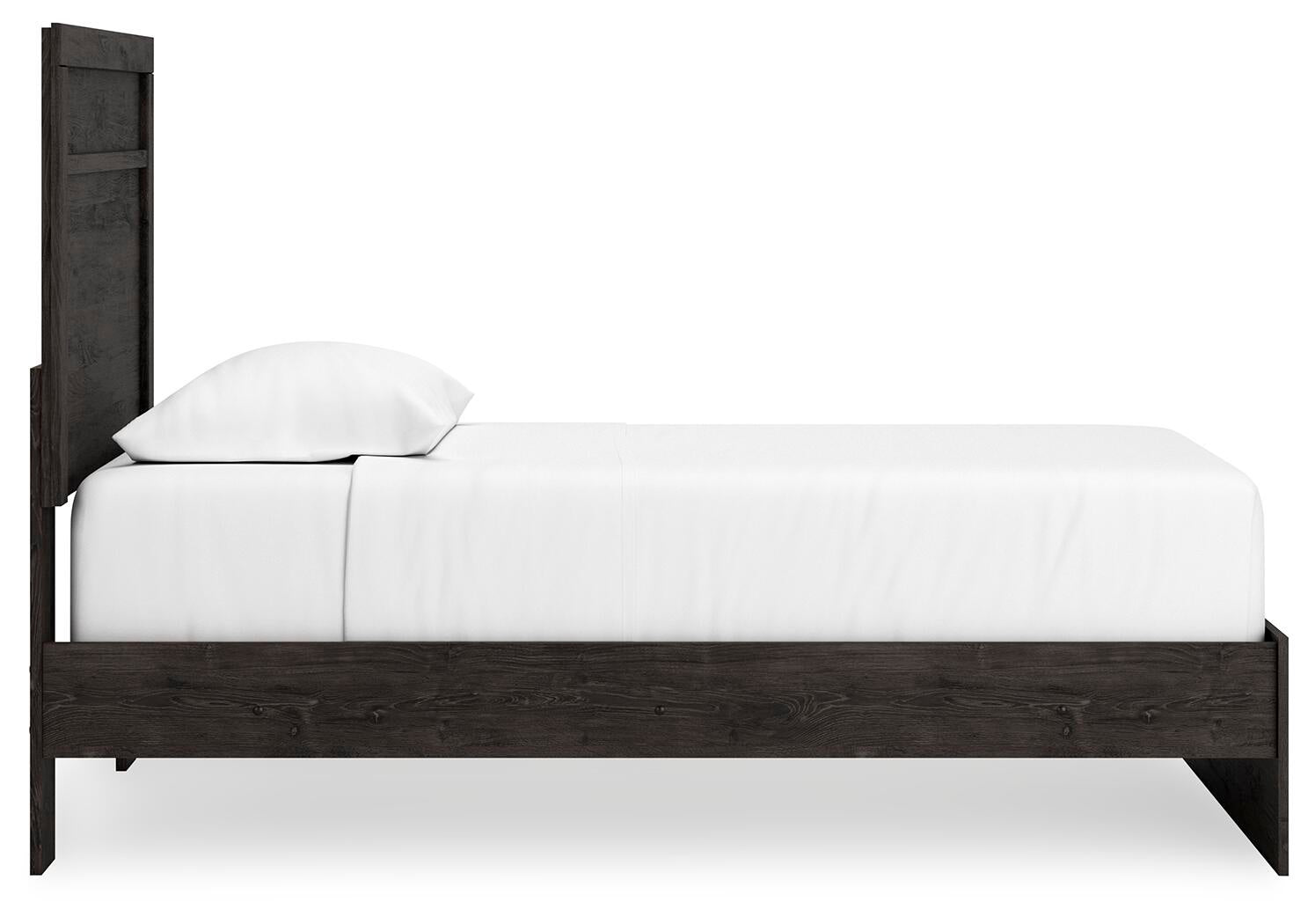 Load image into Gallery viewer, Belachime Twin Panel Bed with Mirrored Dresser