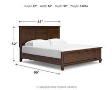 Load image into Gallery viewer, Danabrin California King Panel Bed with Mirrored Dresser
