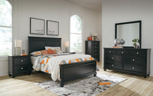 Load image into Gallery viewer, Lanolee Full Panel Bed with Mirrored Dresser, Chest and Nightstand
