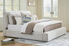 Load image into Gallery viewer, Cabalynn King Upholstered Bed with Mirrored Dresser

