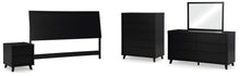 Load image into Gallery viewer, Danziar King Panel Headboard, Dresser, Mirror, Chest and Nightstand
