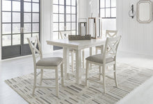Load image into Gallery viewer, Robbinsdale Counter Height Dining Table and 4 Barstools
