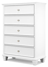 Load image into Gallery viewer, Fortman Queen Panel Bed with Mirrored Dresser, Chest and Nightstand
