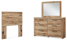 Load image into Gallery viewer, Hyanna Twin Panel Headboard, Dresser and Mirror
