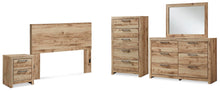 Load image into Gallery viewer, Hyanna Queen Panel Headboard, Dresser, Mirror, Chest and Nightstand
