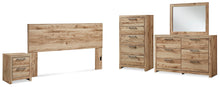 Load image into Gallery viewer, Hyanna King Panel Headboard, Dresser, Mirror, Chest and Nightstand
