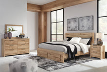 Load image into Gallery viewer, Hyanna Queen Panel Storage Bed, Dresser and Mirror
